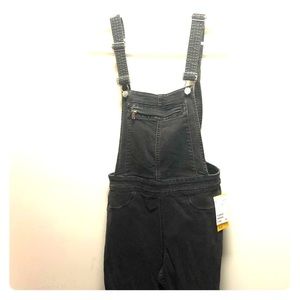 NWT! H&M Faded Black Jean Overalls